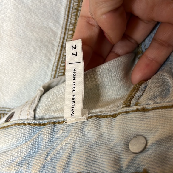 Pacsun High Rise Festival Jean shorts, size 27. - Picture 7 of 13